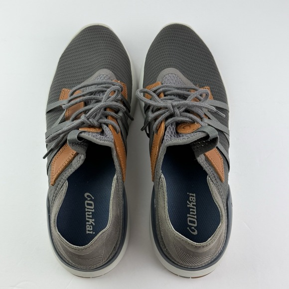 Men's Olukai Mio Li Sneaker Shoes in Assorted Colors US Size 11 Grey - Picture 9 of 9